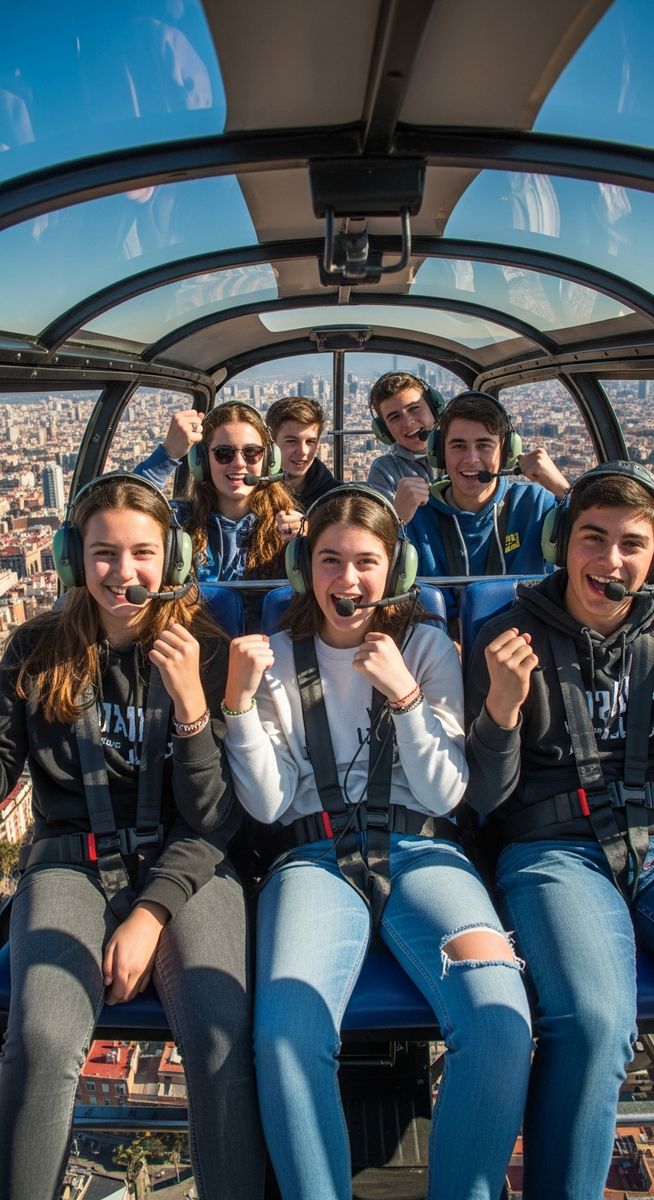 a photo illustrating 8. take a scenic helicopter flight over barcelona in Barcelona