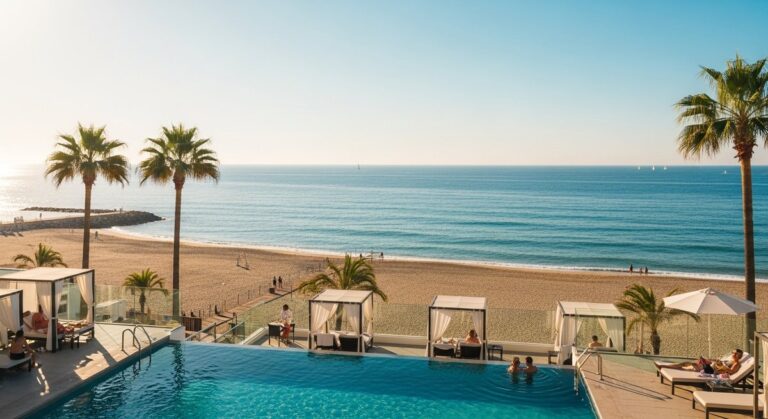 a travel photo from best barcelona hotels beach at the beaches