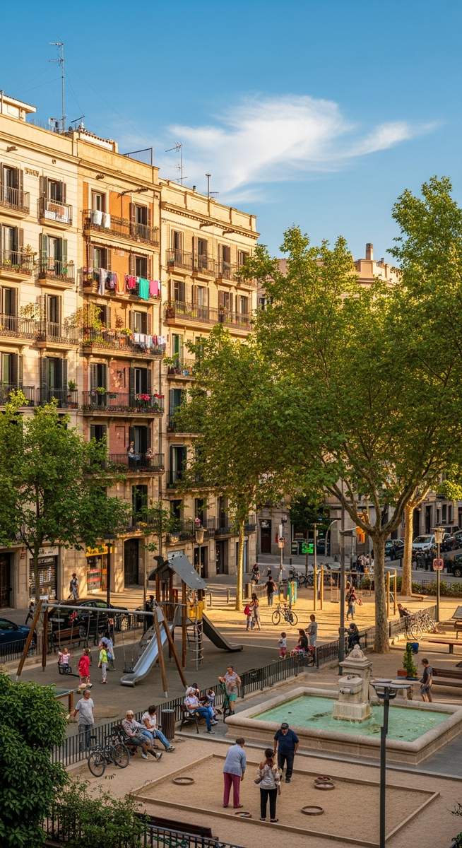a photo illustrating 3. les corts in Barcelona