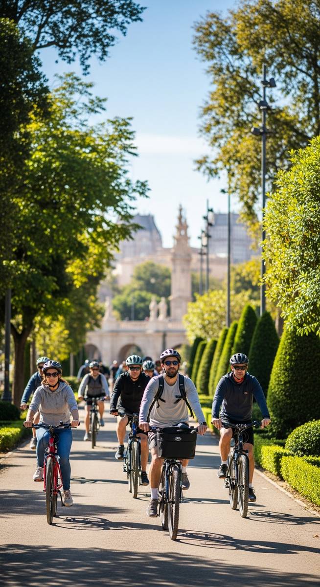 a travel photo from best bike rental valencia with a hire bike