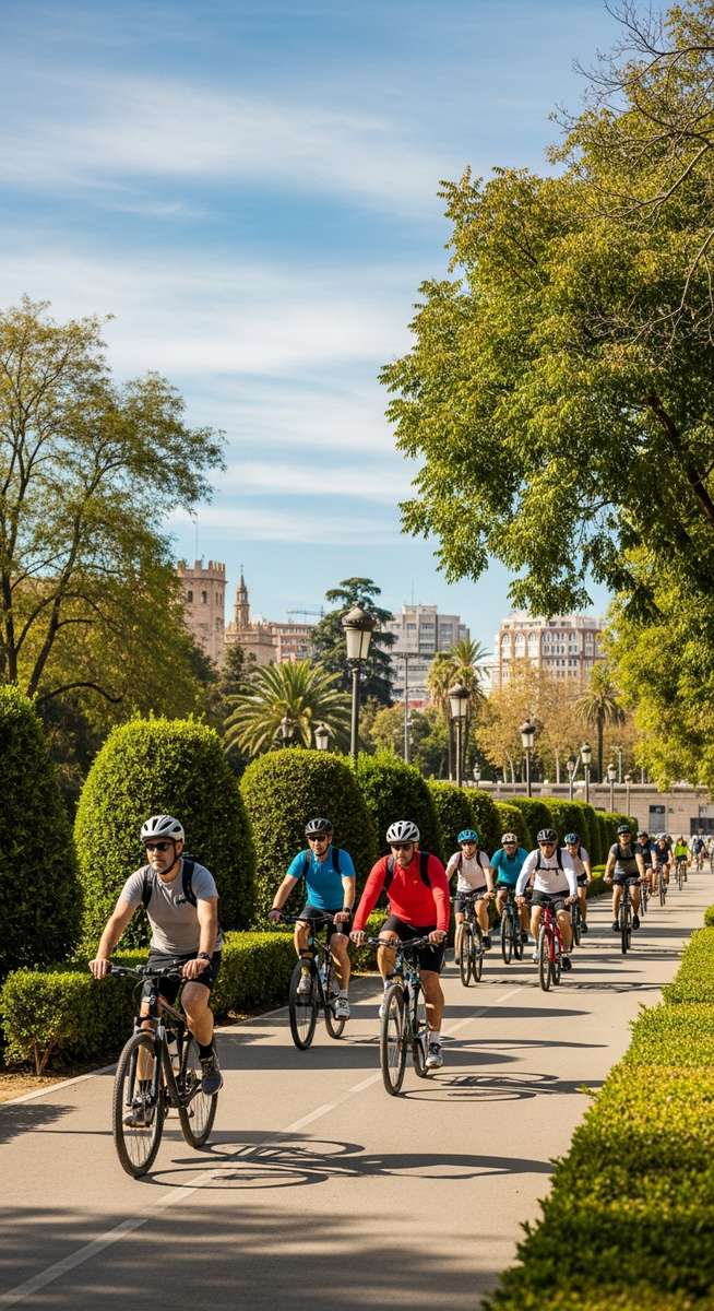 a travel photo from best bike rental valencia with a hire bike