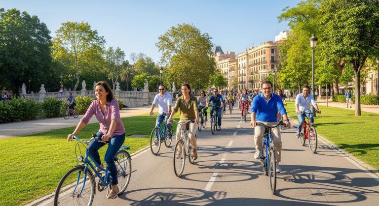 a travel photo from best bike rental valencia with a hire bike