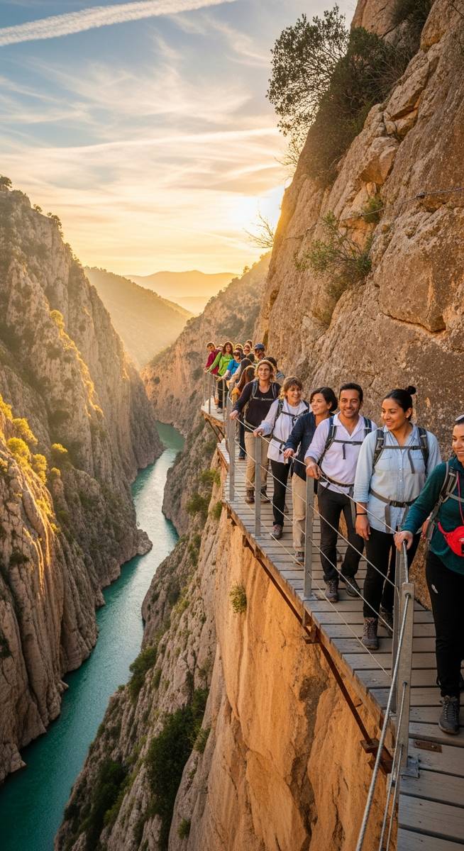 a photo illustrating 10. caminito del rey (málaga) in Spain