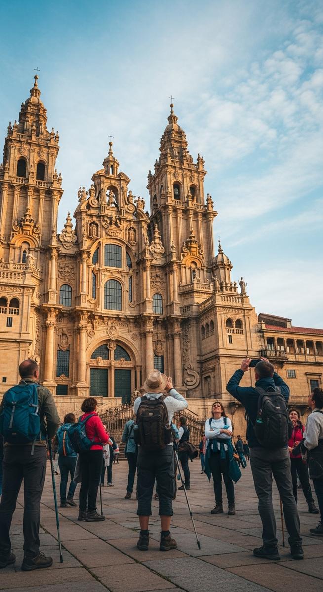a photo illustrating 11. cathedral of santiago de compostela (santiago de compostela) in Spain as a gift idea for Spain travellers
