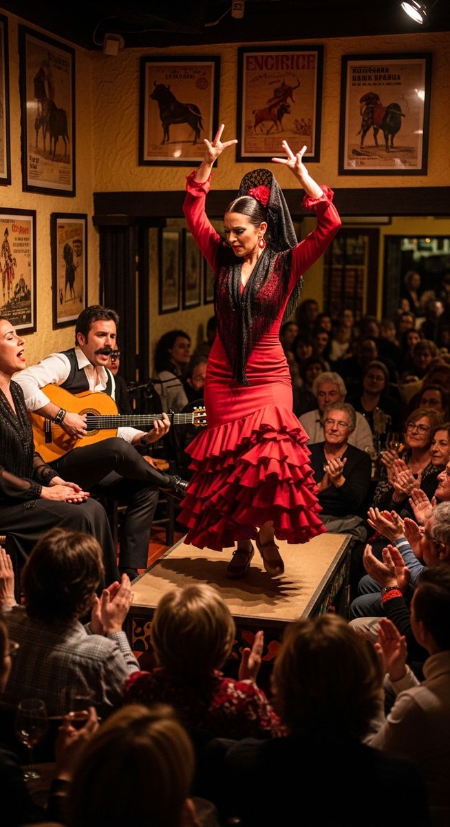 a photo illustrating 6. flamenco show (seville) in Spain