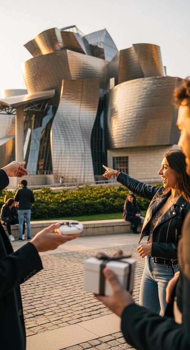 a photo illustrating 8. guggenheim museum (bilbao) in Spain