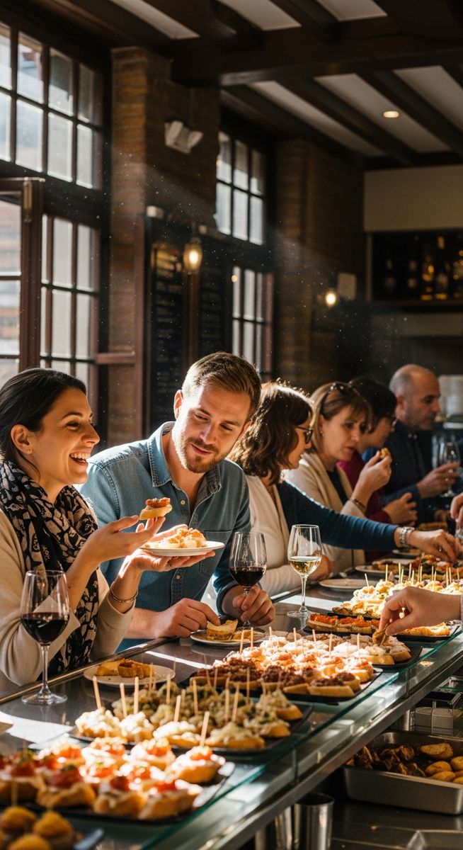 a photo illustrating 9. pintxos and wine tour (san sebastián) in Spain as a gift idea for Spain travellers