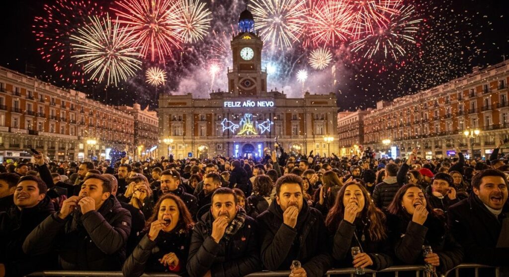 a travel photo from best places new years spain on New Year's Eve
