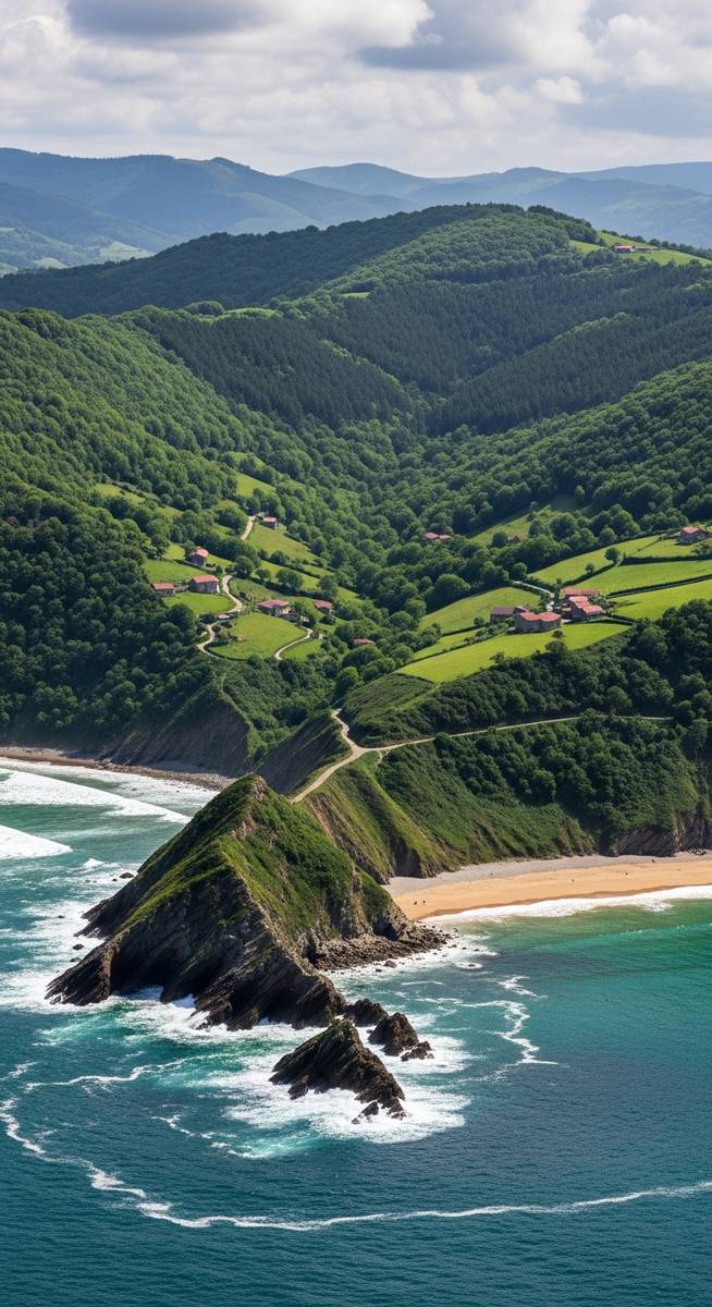 a photo illustrating san sebastián (donostia) in northern Spain