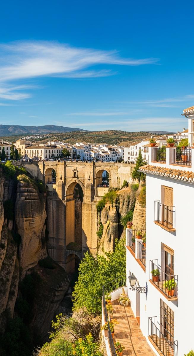 a photo illustrating 4. ronda in southern Spain