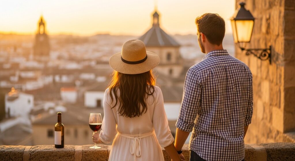 a travel photo from best romantic places spain couples