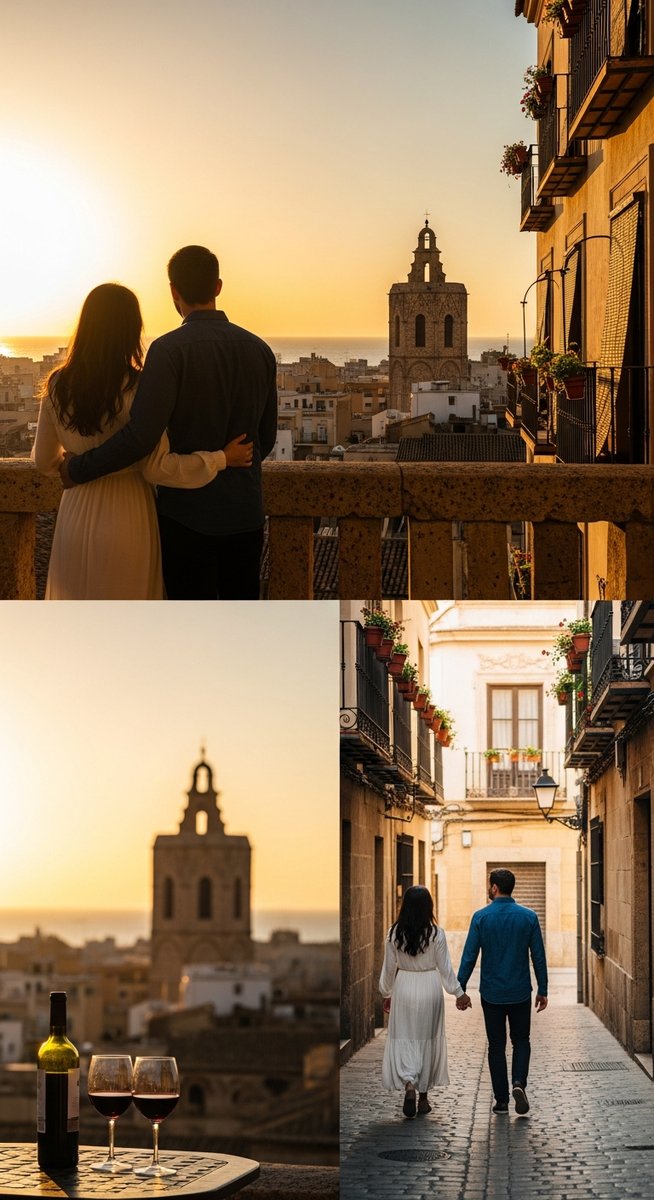 a photo illustrating valencia in Spain on a romantic trip