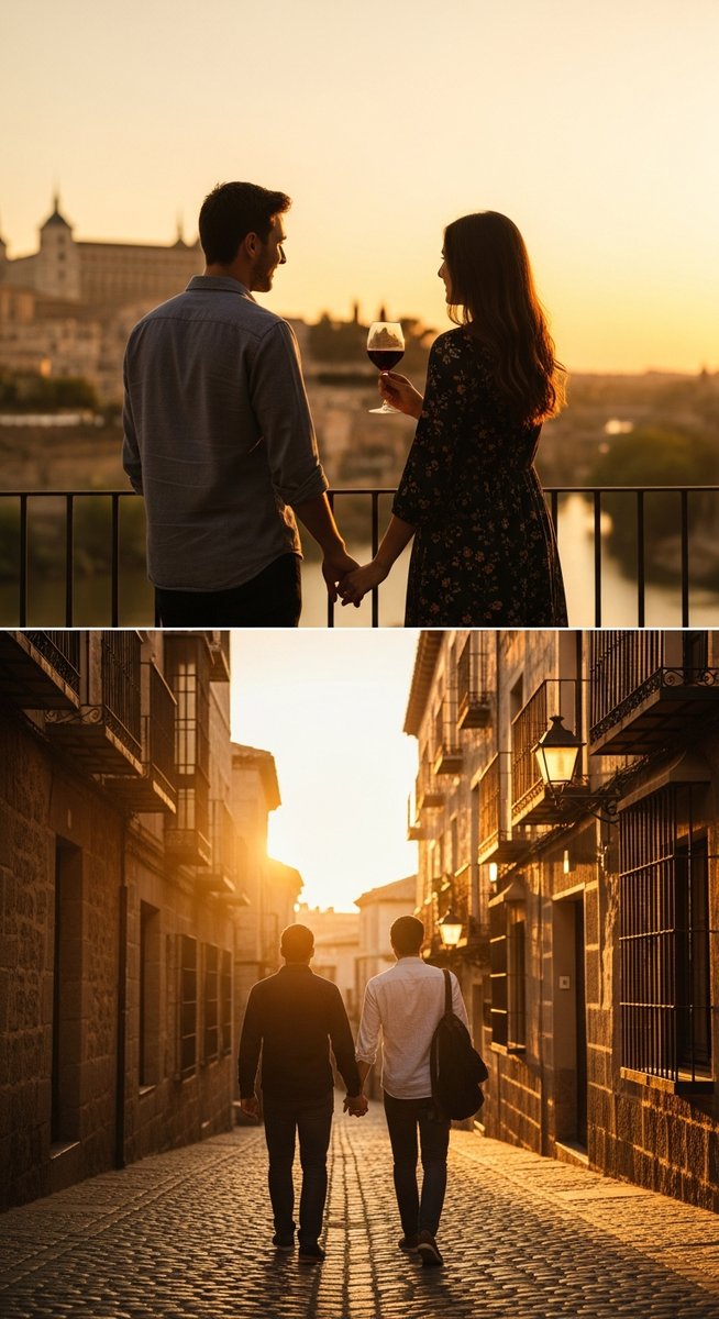 a photo illustrating toledo in Spain on a romantic trip