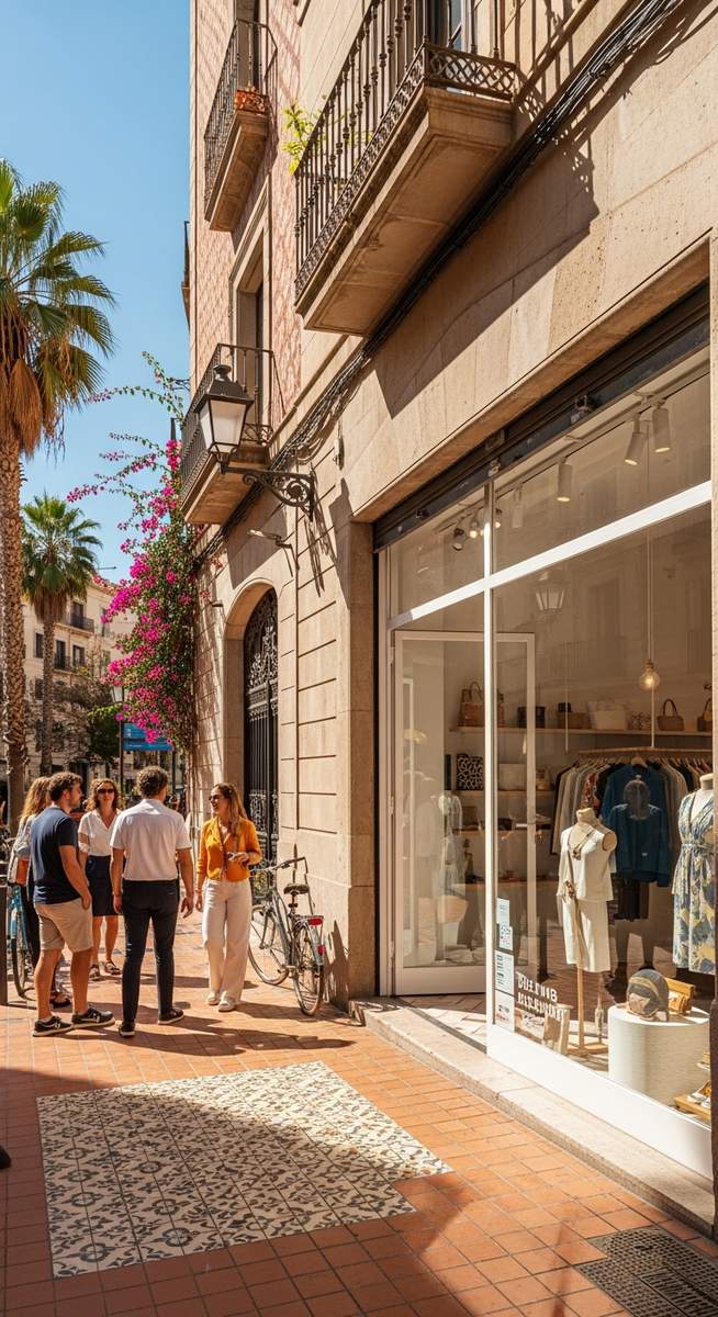 a photo illustrating 13. el poblenou in Barcelona while shopping