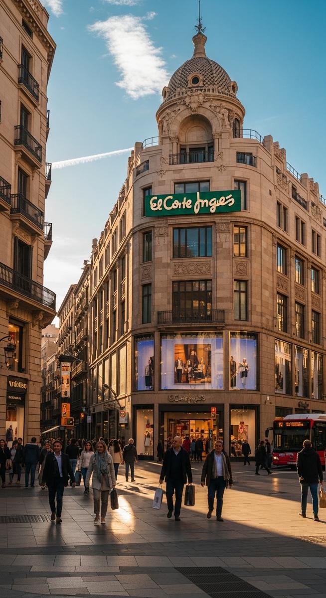 a photo illustrating 5. el corte inglรฉs de plaรงa de catalunya in Barcelona while shopping