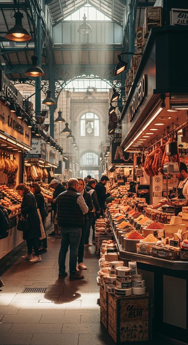 a photo illustrating 7. mercado de la boqueria in Barcelona while shopping