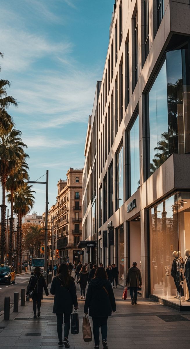 a photo illustrating 9. diagonal mar in Barcelona while shopping