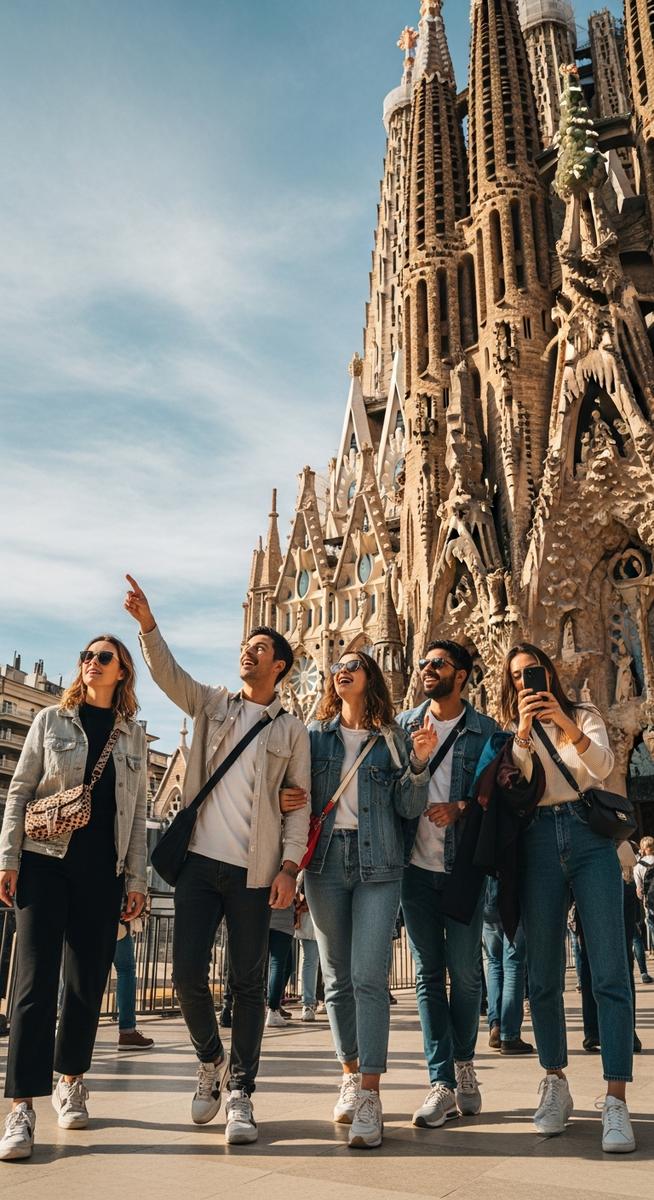 a photo illustrating 1. sagrada familia in Barcelona
