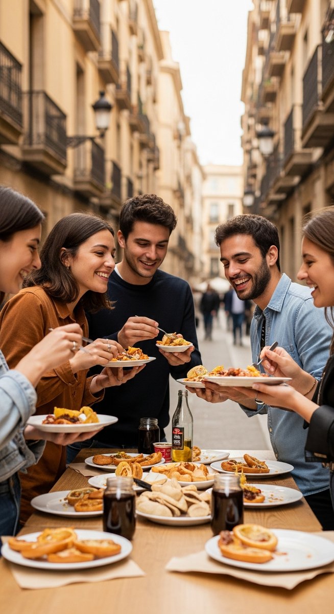 a photo illustrating 11. eat your way along calle verdi in gràcia in Barcelona