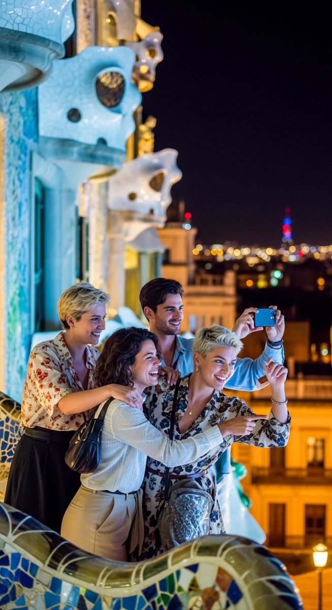 a photo illustrating 14. magic nights on casa batlló in Barcelona
