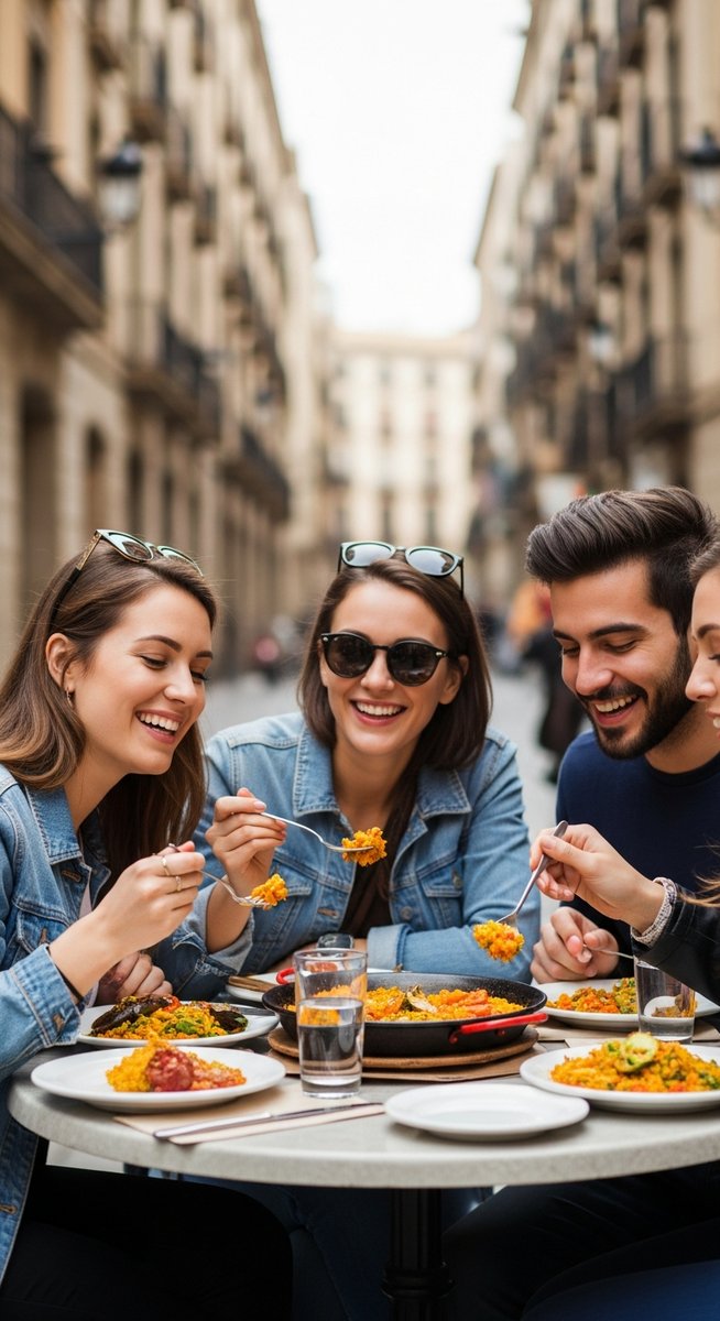 a photo illustrating 8. eat paella (for lunch, not dinner!) in Barcelona