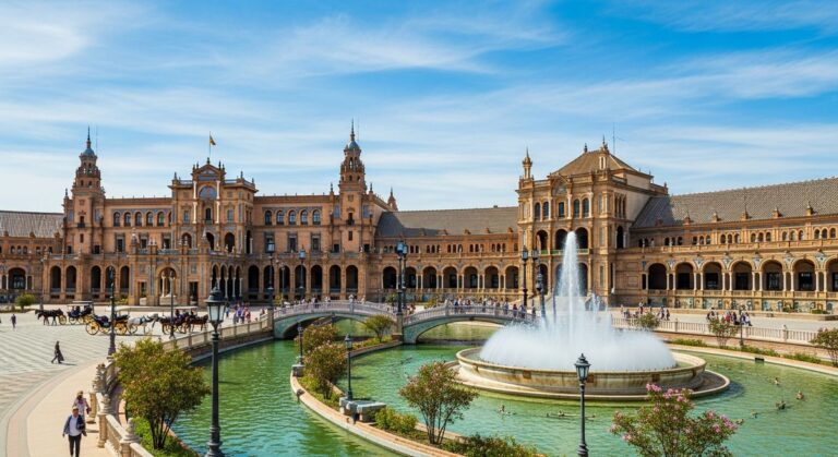 a famous landmark in Spain