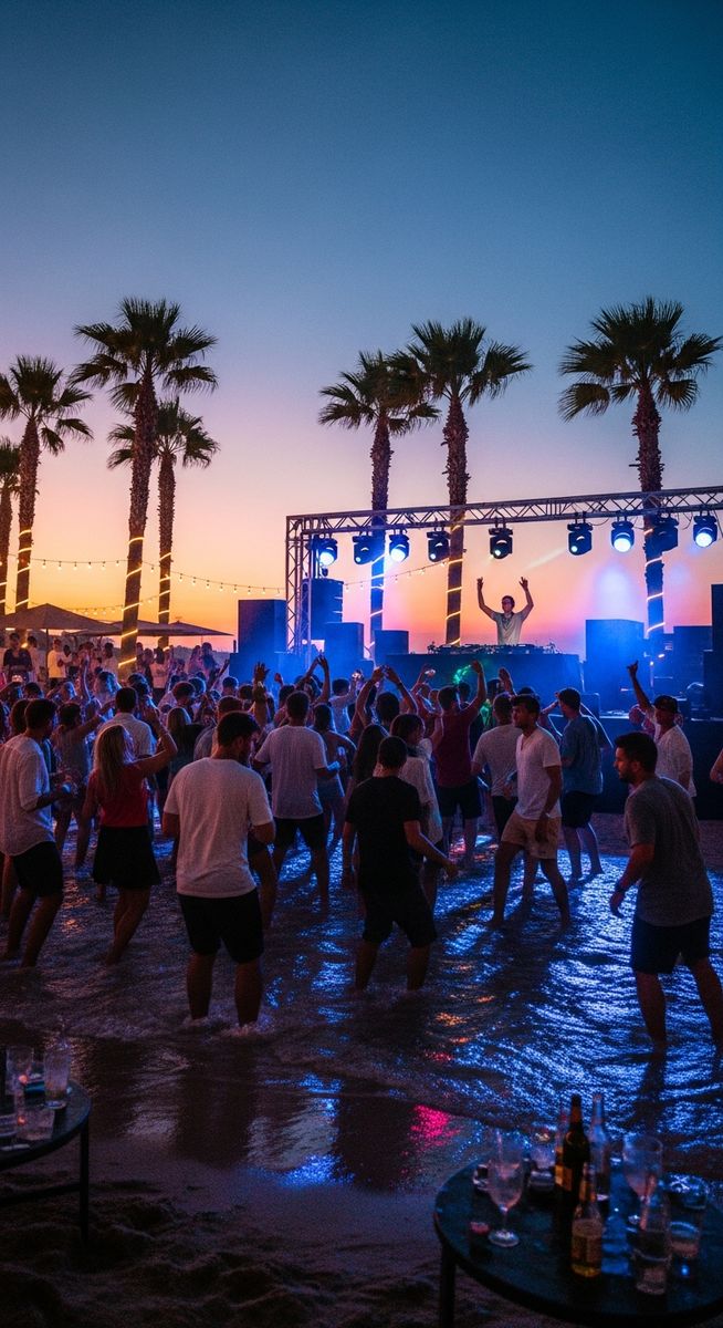 a photo illustrating 10. party until dawn in ibiza in Spain