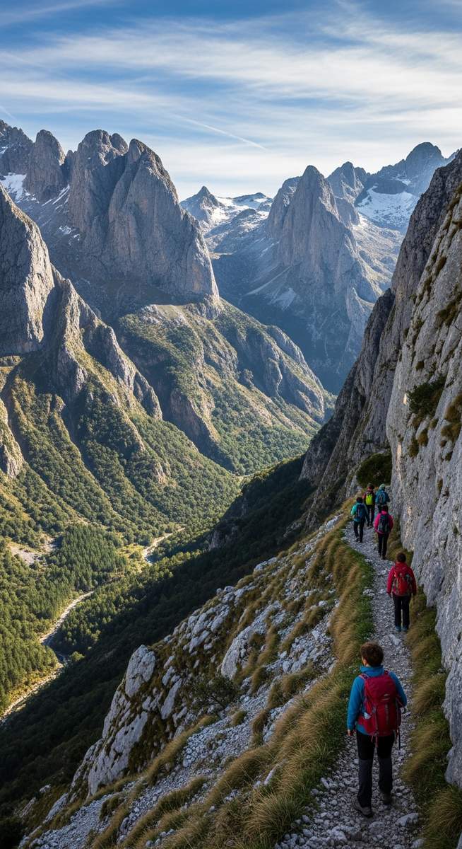 a photo illustrating 13. hike in the picos de europa in Spain