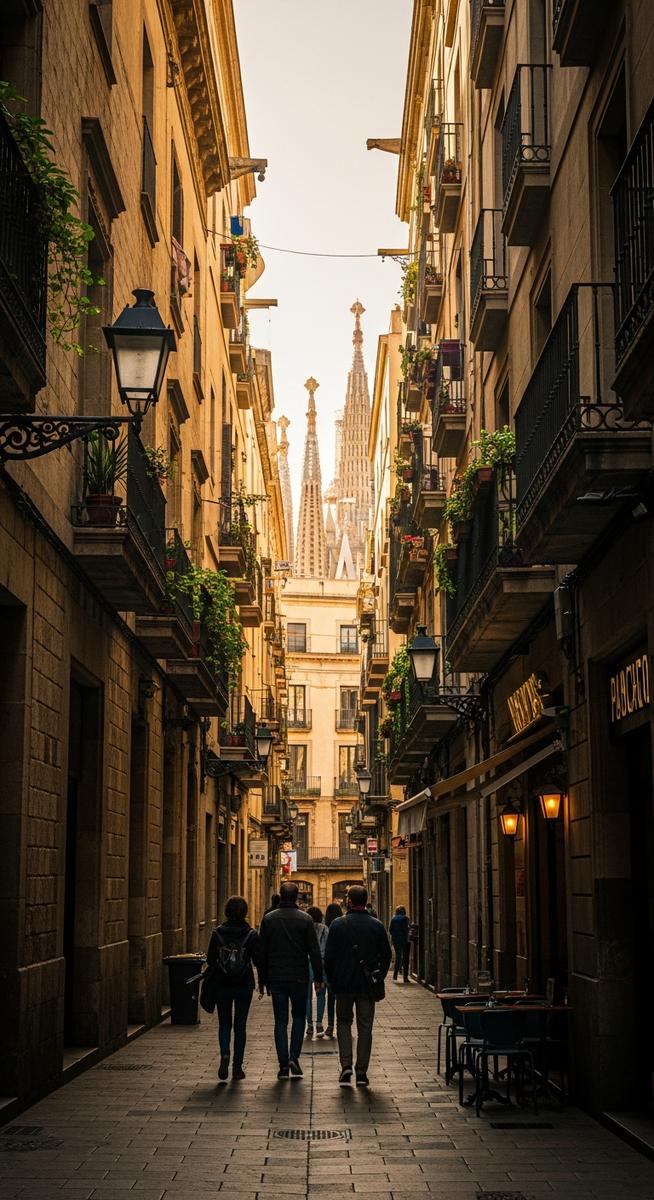 a Barcelona street or landmark for travel inspiration at the best time to visit