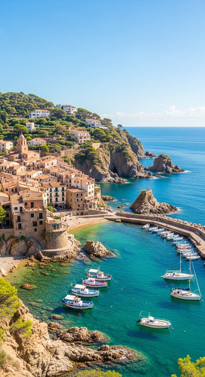 a photo illustrating monells on the Costa Brava