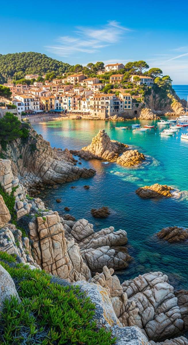 a photo illustrating begur on the Costa Brava