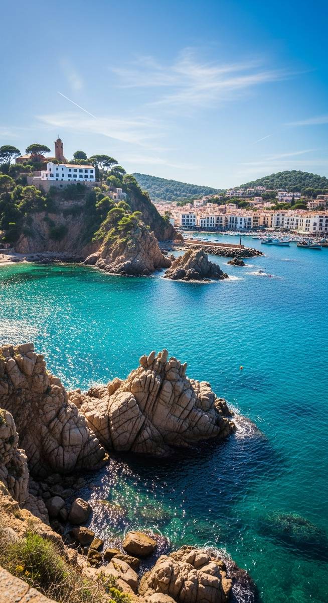 a photo illustrating roses on the Costa Brava