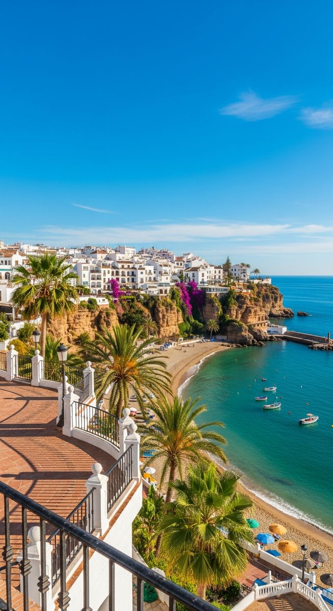 a photo illustrating nerja on the Costa del Sol