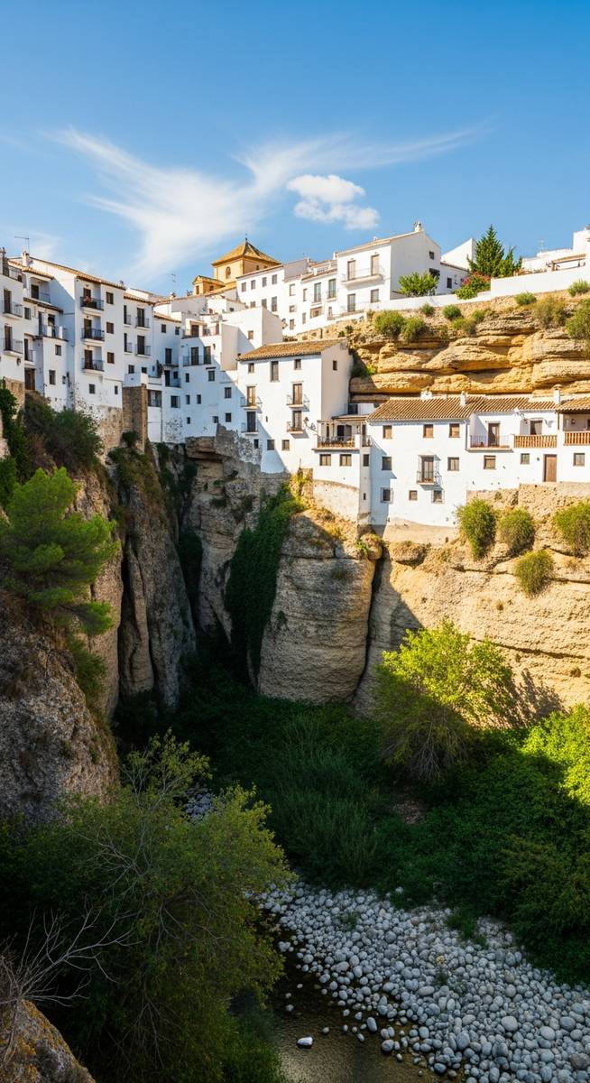 a photo illustrating setenil de las bodegas on the Costa del Sol