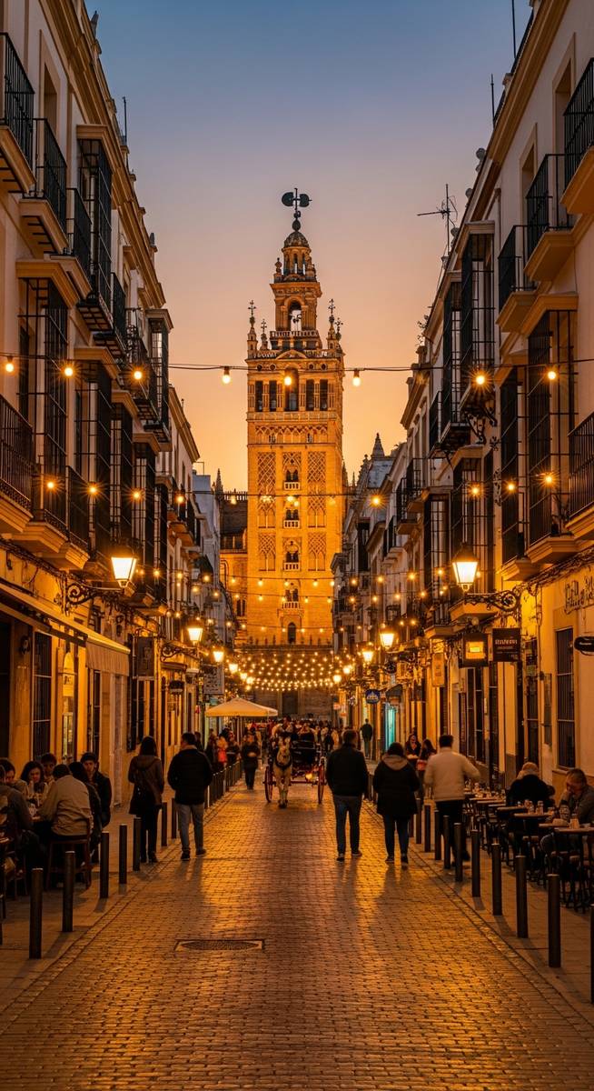 a Spain street or landmark for travel inspiration while travelling Spain on a budget