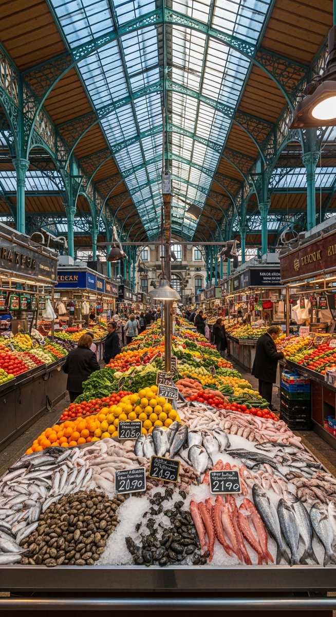 a travel photo from central market valencia