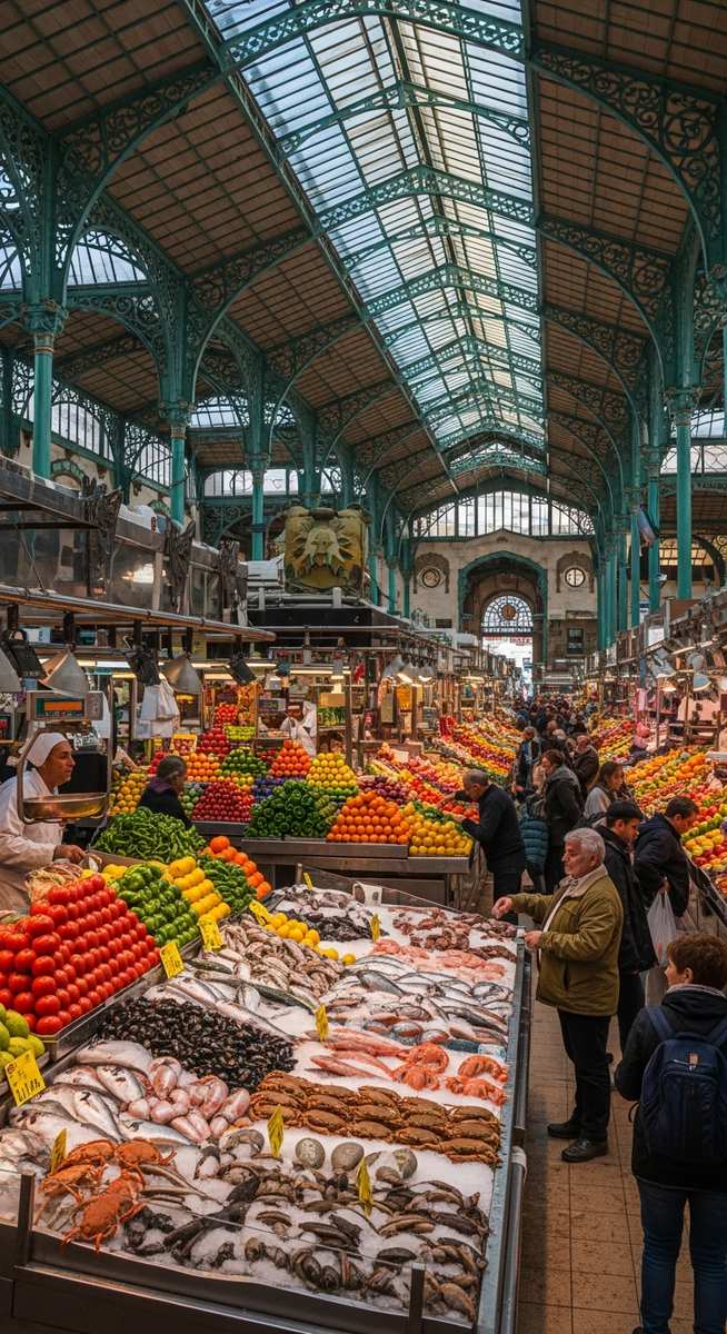 a travel photo from central market valencia