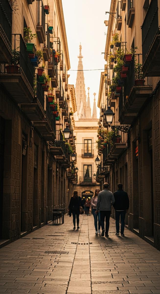 a Barcelona street or landmark for travel inspiration