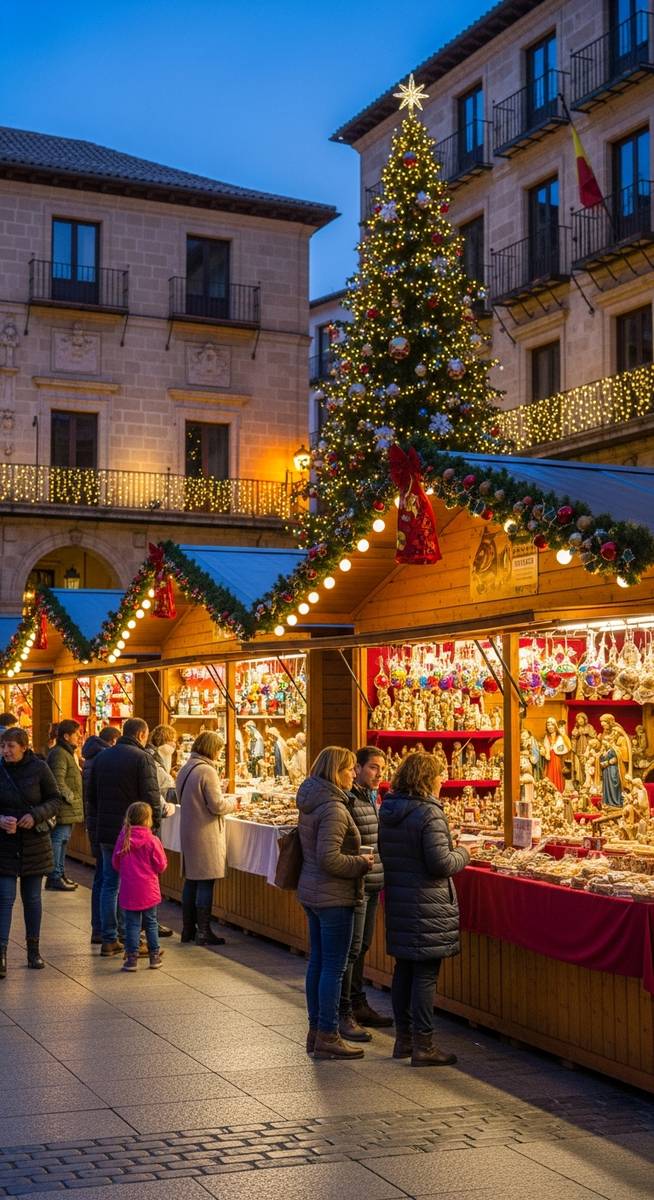 a travel photo from christmas markets spain