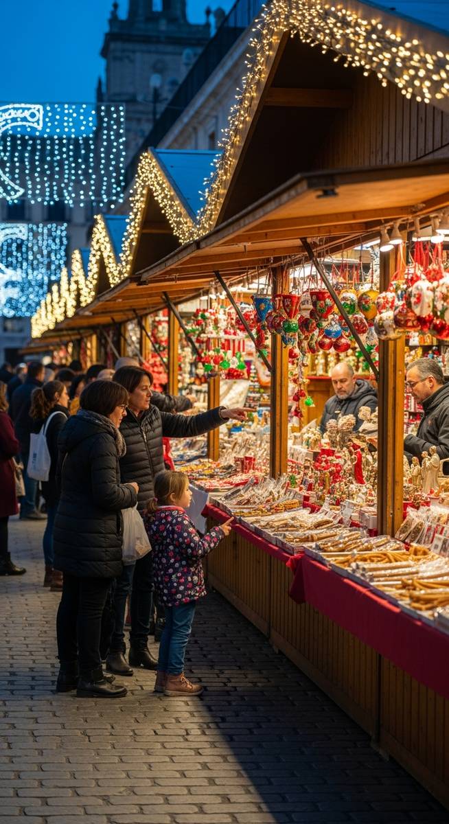 a travel photo from christmas markets spain