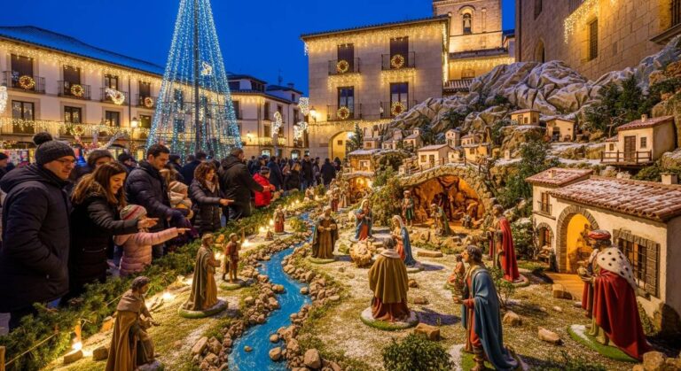 a travel photo from christmas traditions spain during Christmas