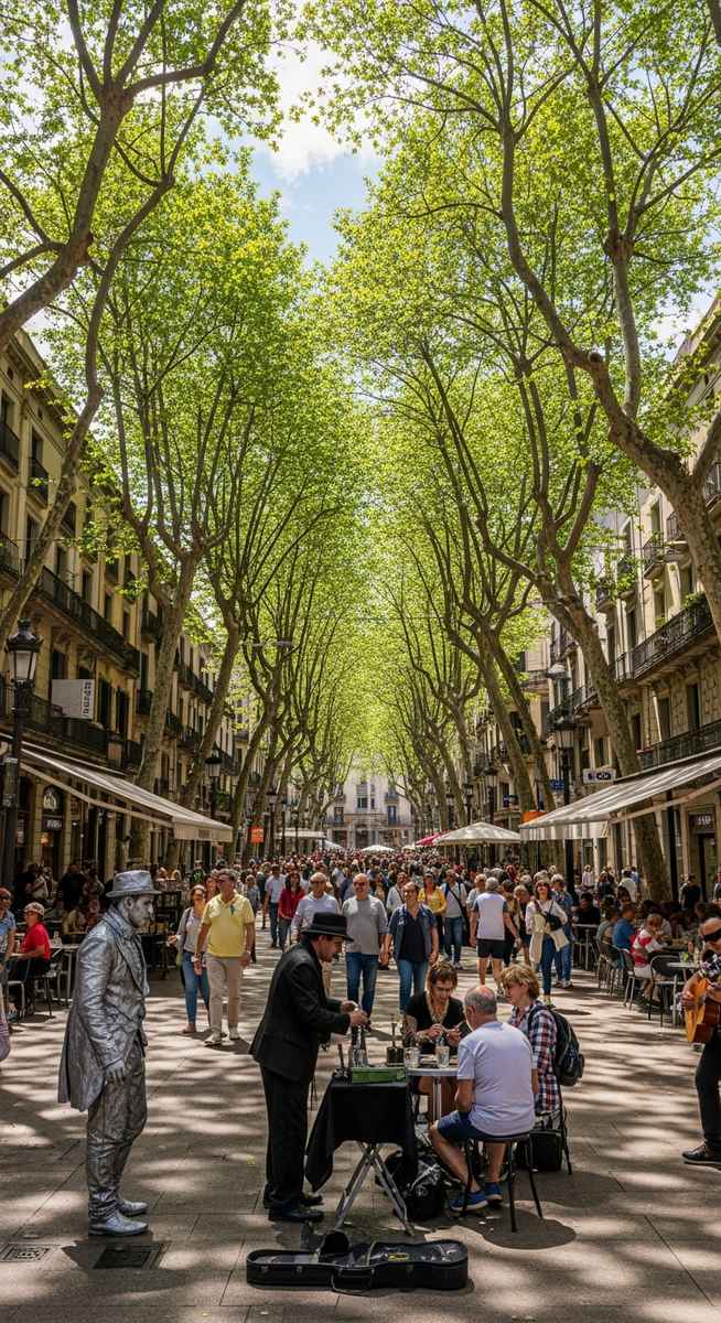 a travel photo from dangerous areas barcelona