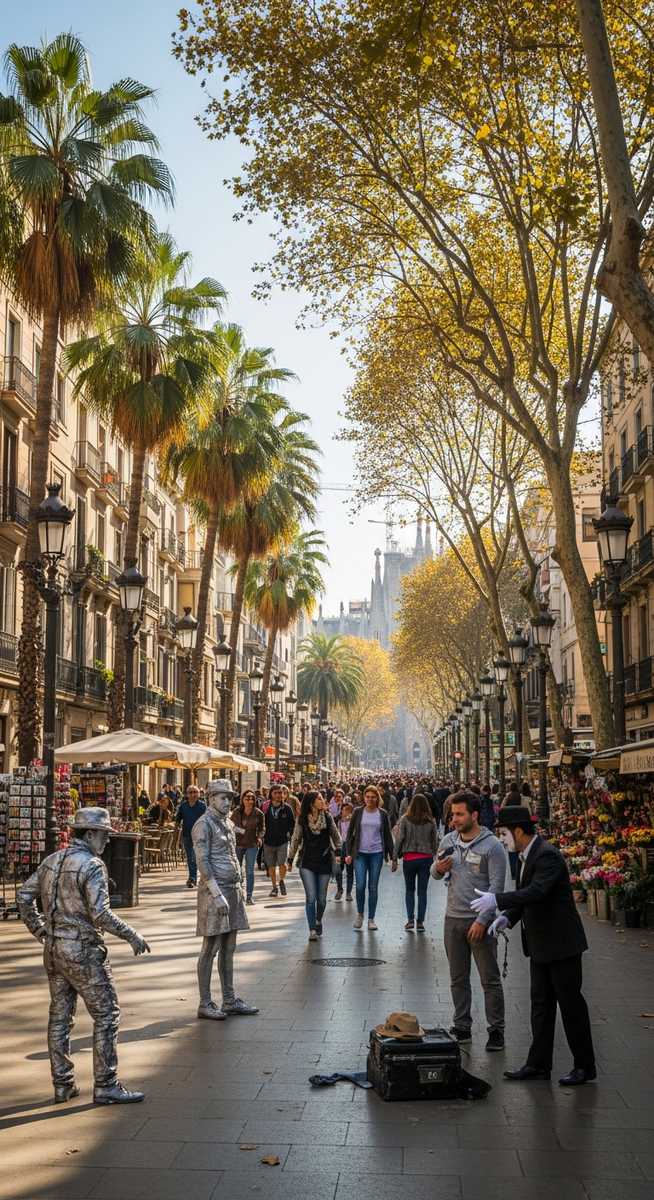 a travel photo from dangerous areas barcelona