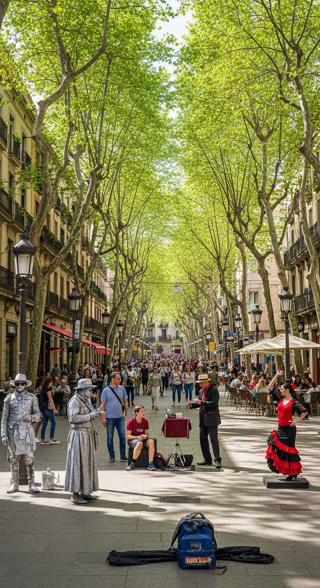 a travel photo from dangerous areas barcelona