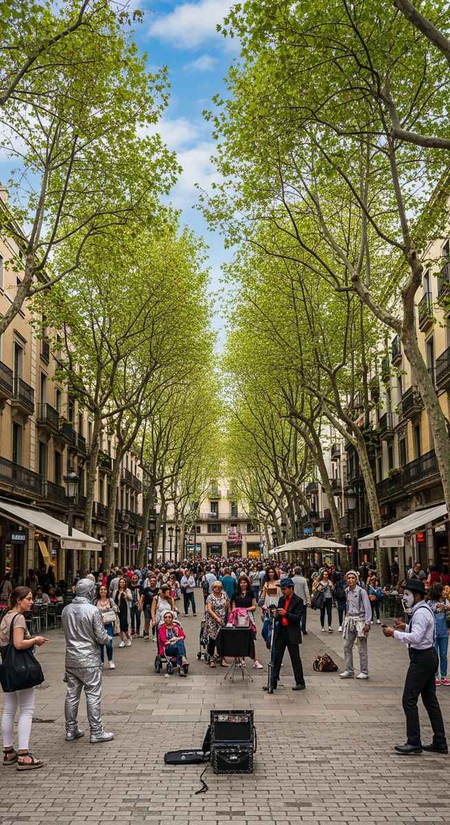 a travel photo from dangerous areas barcelona