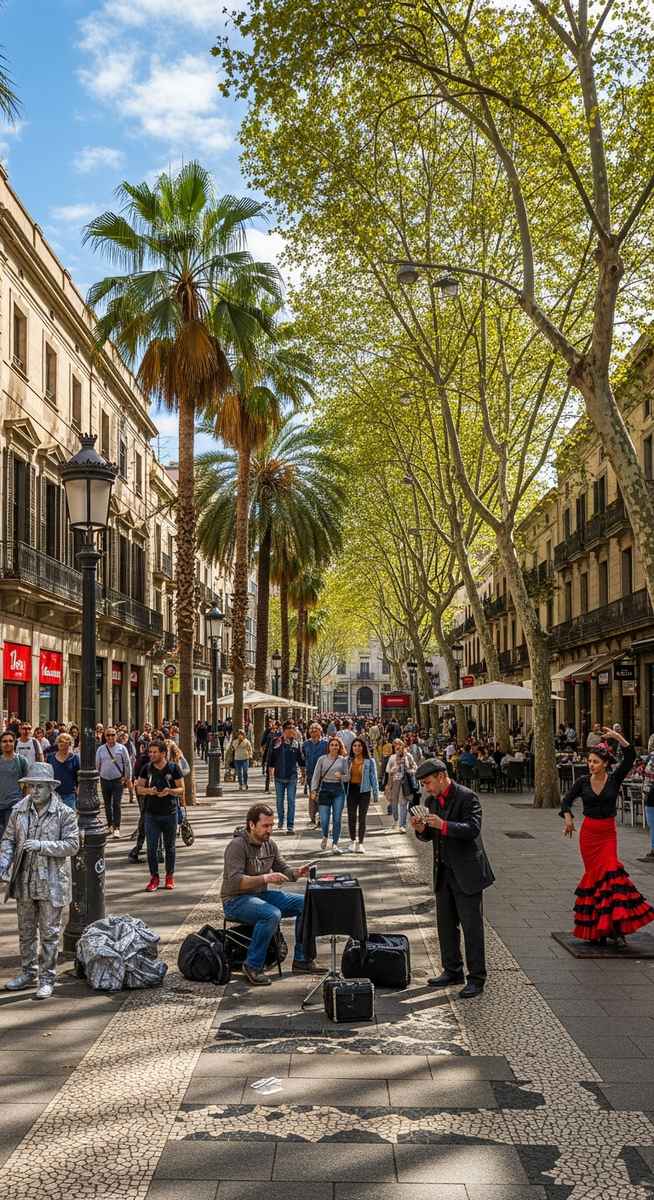 a travel photo from dangerous areas barcelona
