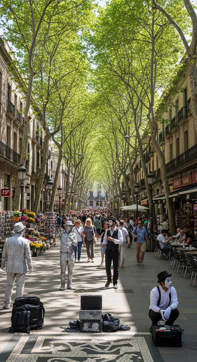 a travel photo from dangerous areas barcelona