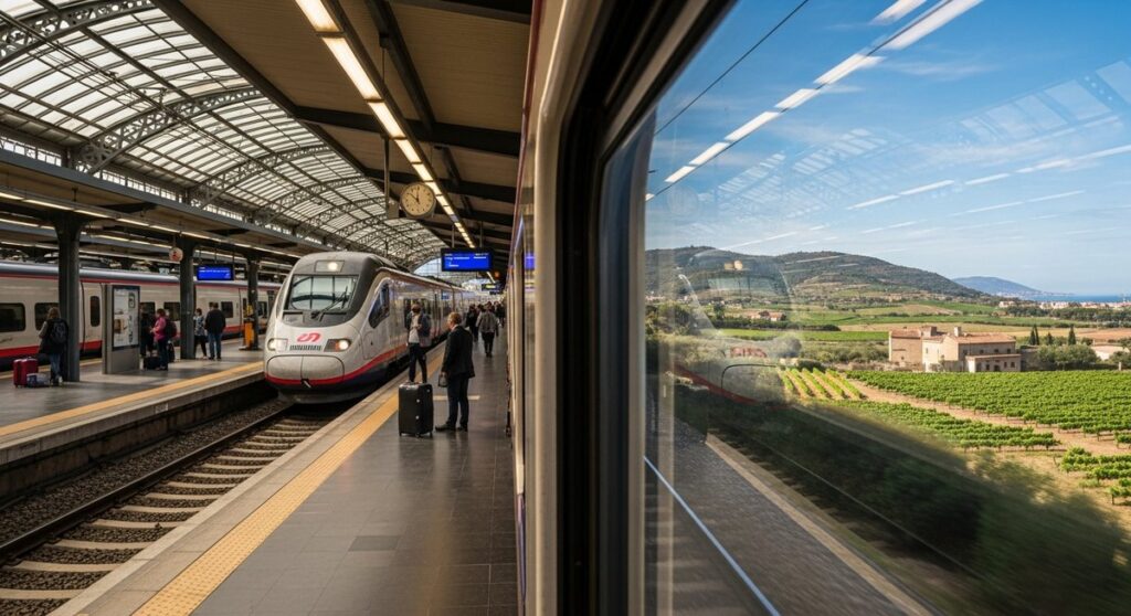 a travel photo from day trips train from barcelona