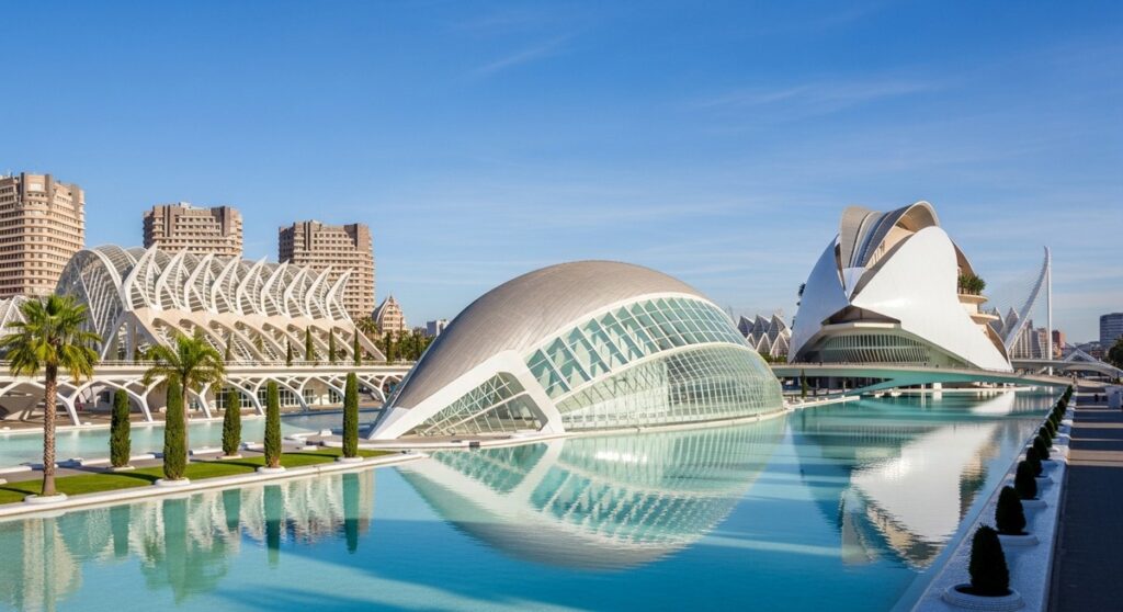 a famous Valencia landmark or skyline