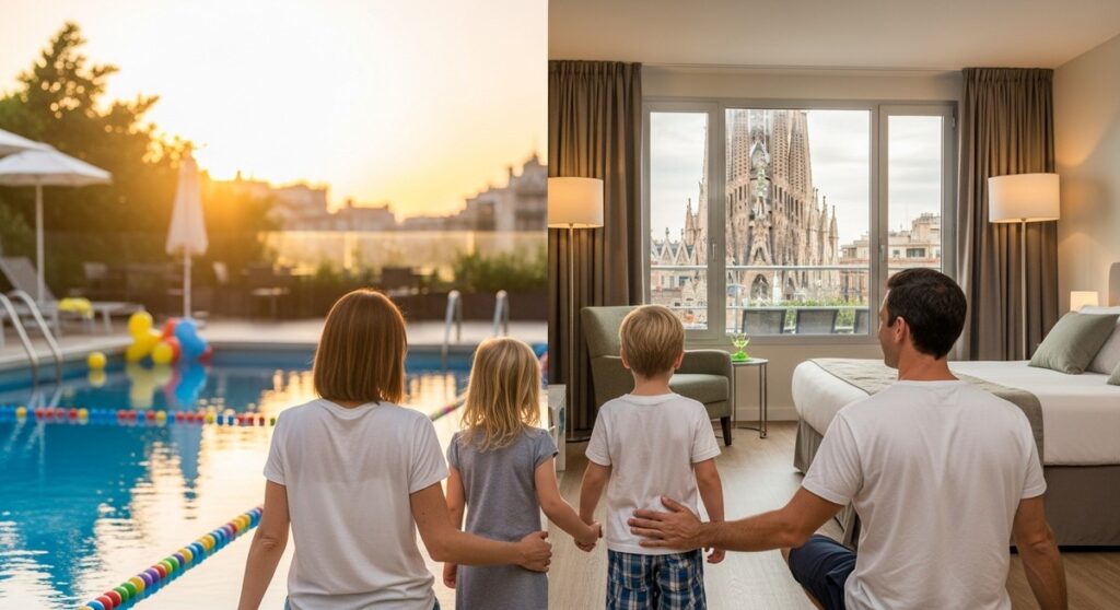 a travel photo from family hotels barcelona as a family hotel option